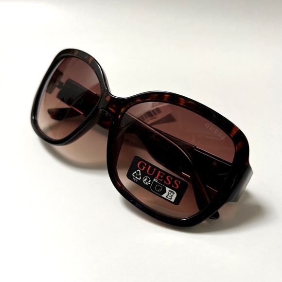 GUESS Butterfly Sunglasses GO00043 Acetate Tortoise Shell Logo Brown main image 6